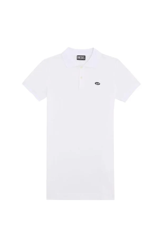Diesel Dtennydovalpj White Women Dresses
