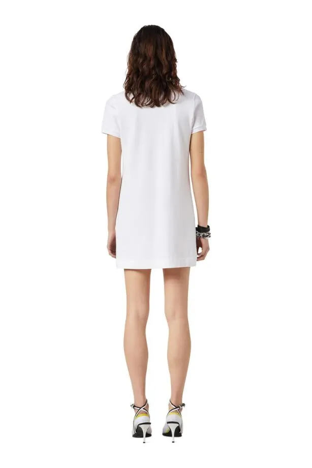 Diesel Dtennydovalpj White Women Dresses