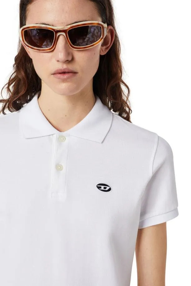 Diesel Dtennydovalpj White Women Dresses