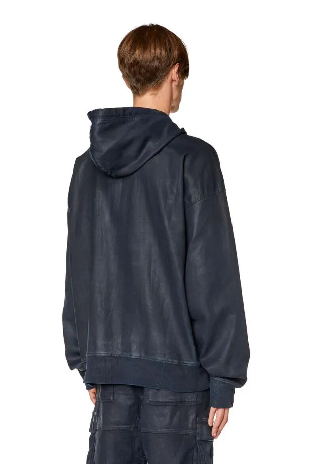 Diesel Dumribne Dark Blue Men Sweatshirts and Hoodies