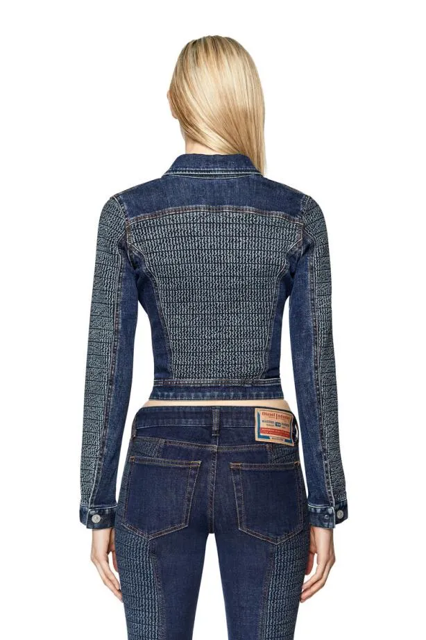 Diesel Delightfs Dark Blue Women Jackets