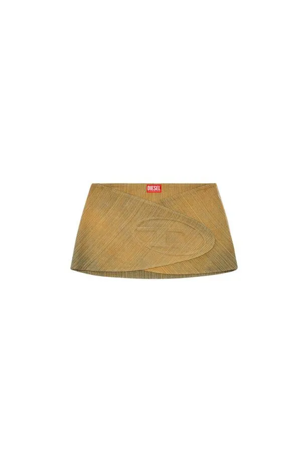 Diesel Delorifsd Bluebeige Women Skirts