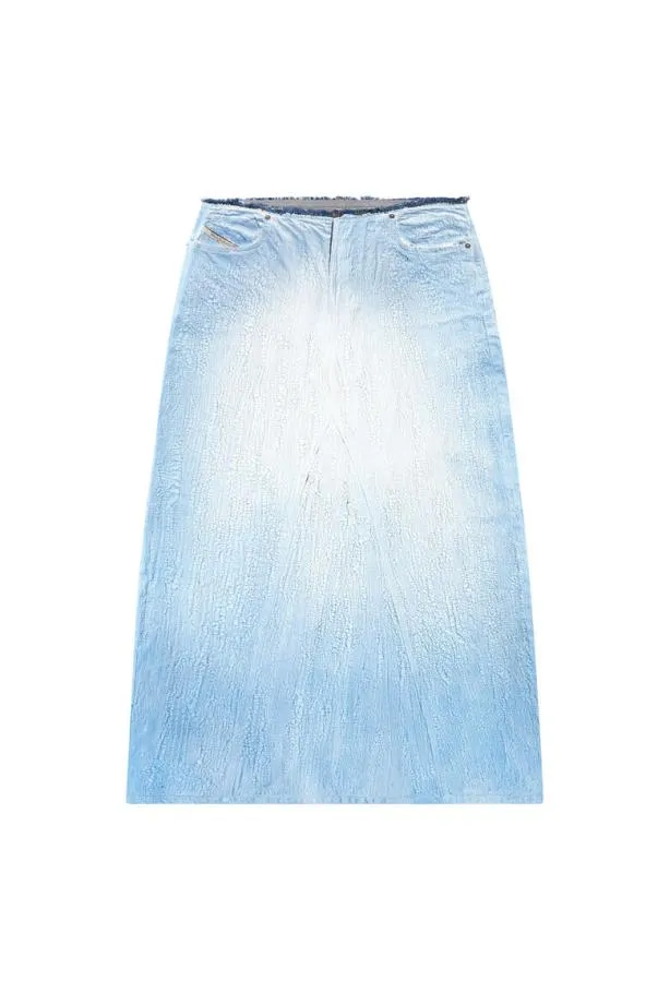 Diesel Depagofsd1 Light Blue Women Skirts