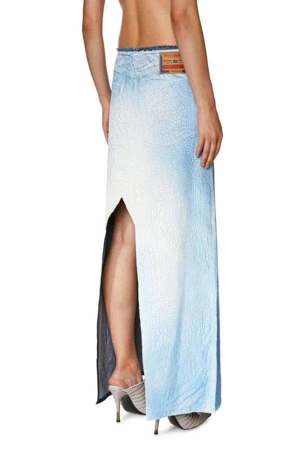 Diesel Depagofsd1 Light Blue Women Skirts