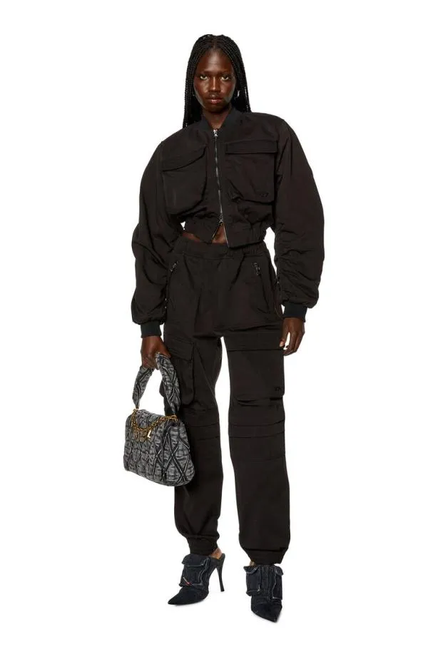 Diesel Gkhlo Black Women Jackets