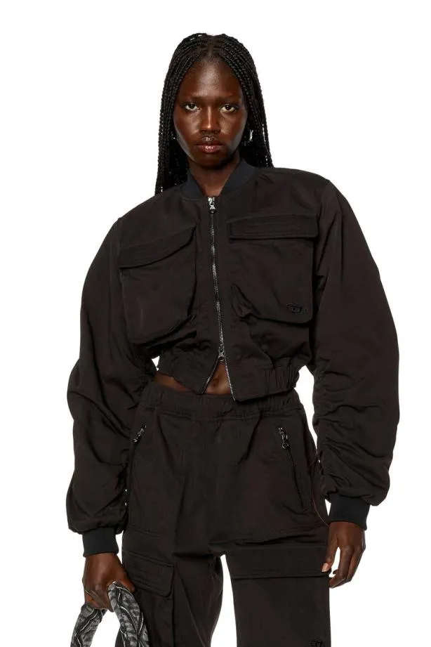 Diesel Gkhlo Black Women Jackets