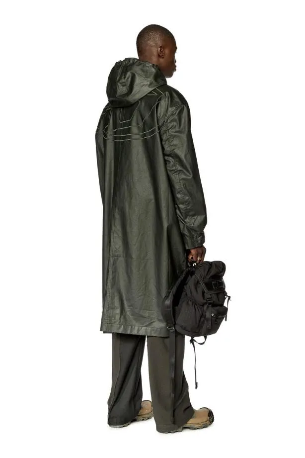 Diesel Jcoat Black Men Jackets
