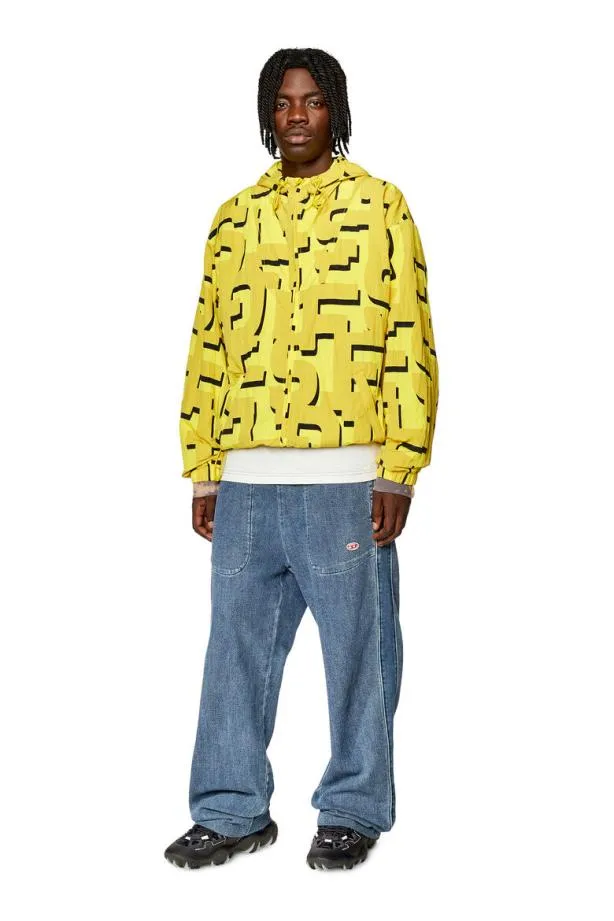 Diesel Jjassmonprint Yellow Men Jackets