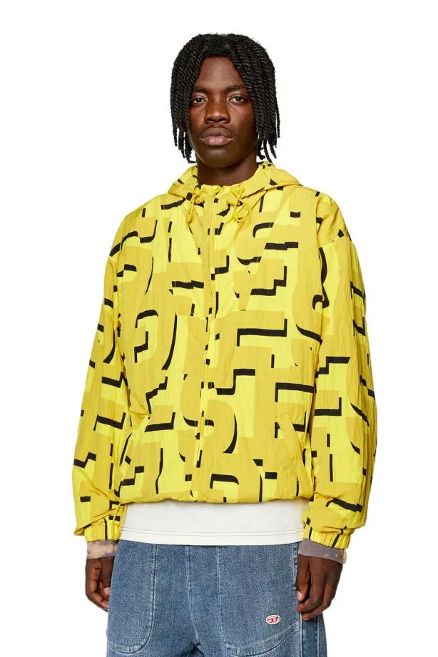 Diesel Jjassmonprint Yellow Men Jackets