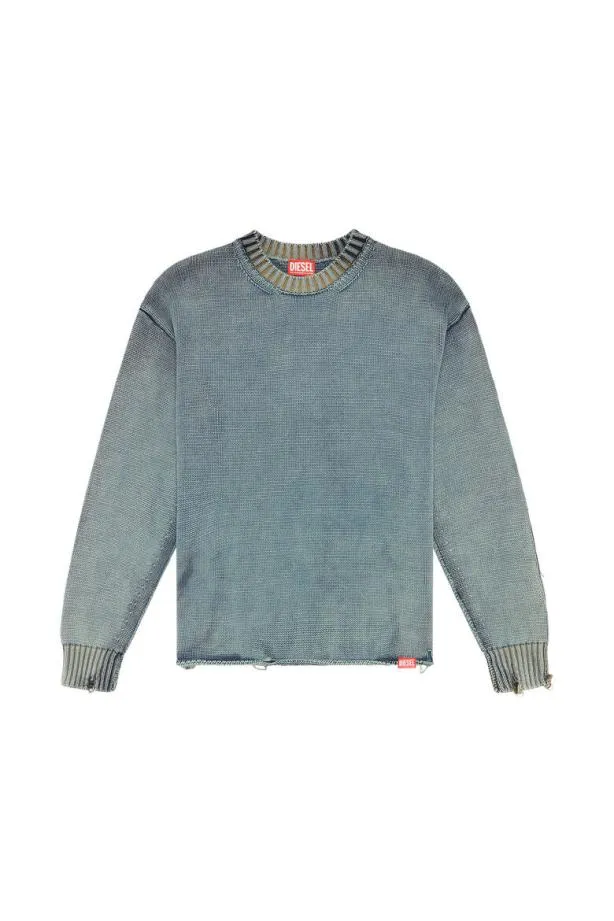 Diesel Kdelos Blue Men Knitwear