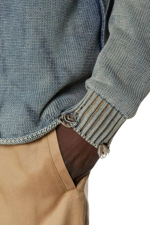 Diesel Kdelos Blue Men Knitwear