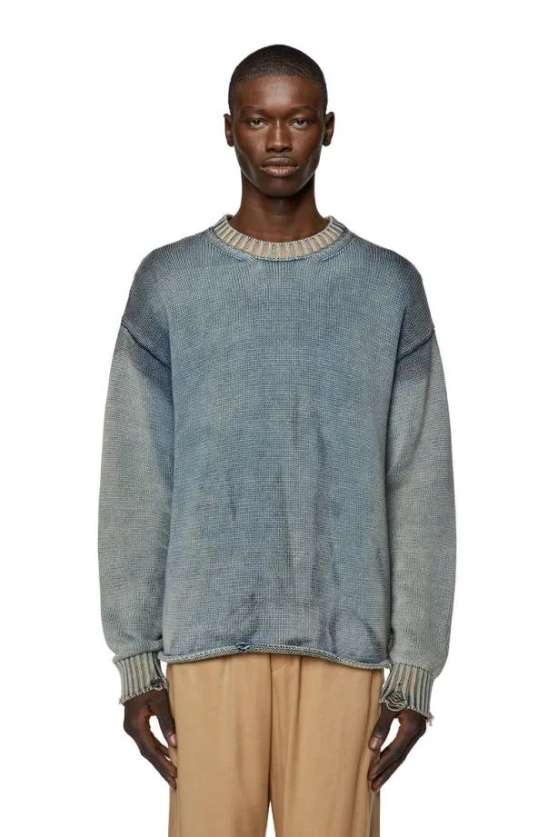 Diesel Kdelos Blue Men Knitwear