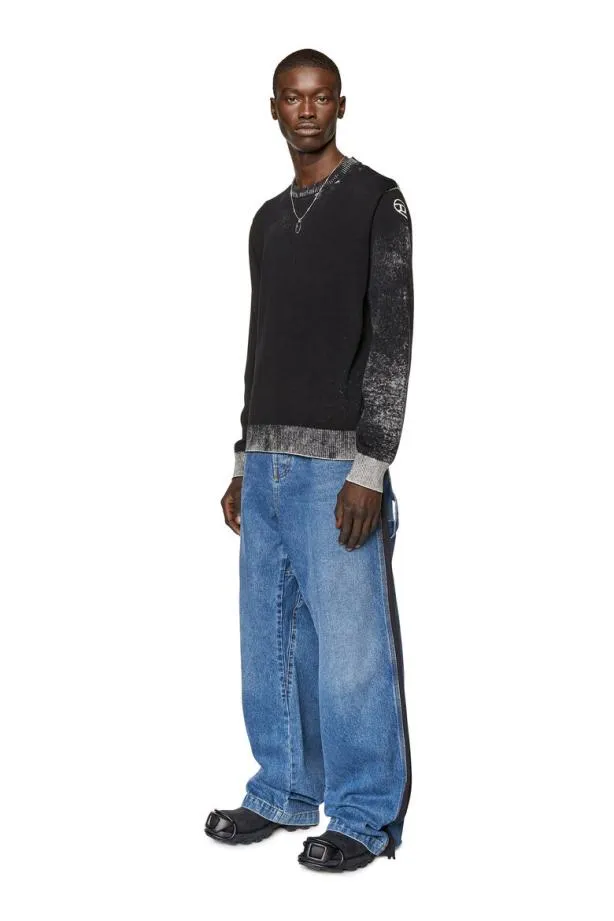Diesel Klarenceb Black Men Knitwear