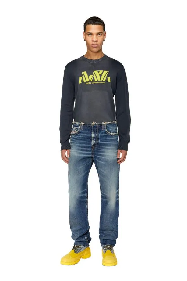 Diesel Ksamos Black Men Knitwear