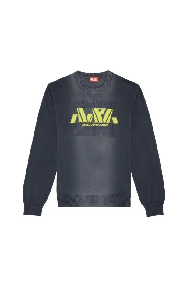Diesel Ksamos Black Men Knitwear