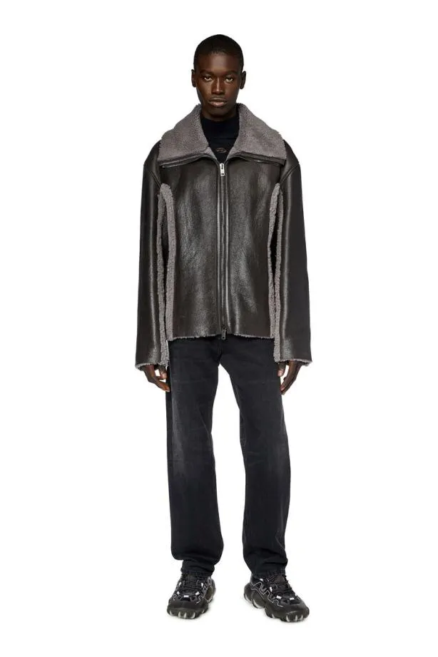 Diesel Lbrowny Brown Men Jackets