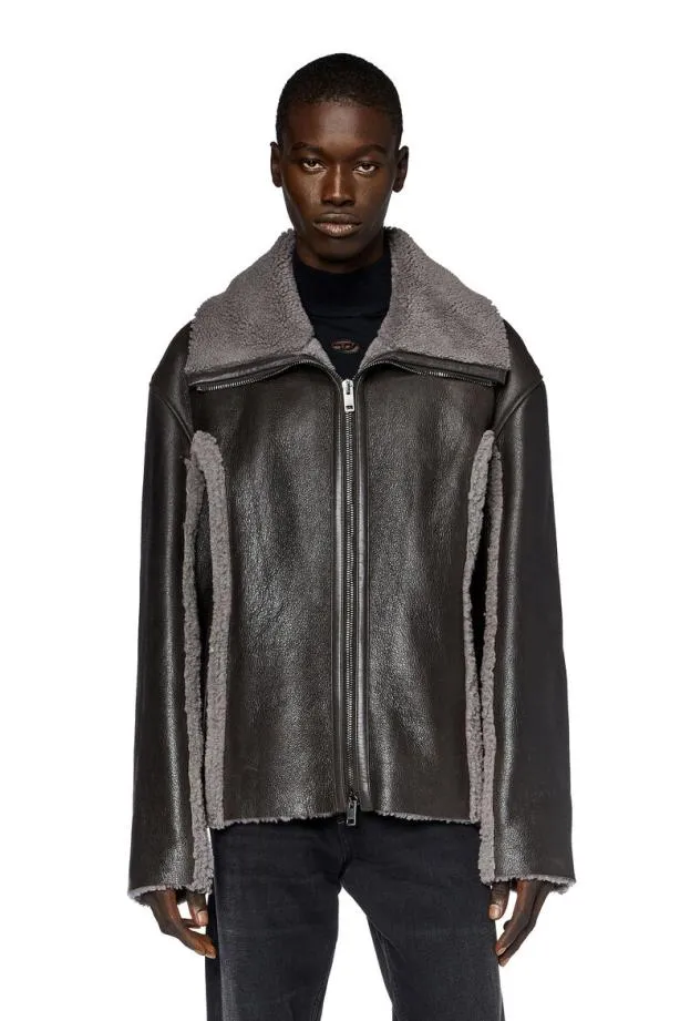 Diesel Lbrowny Brown Men Jackets
