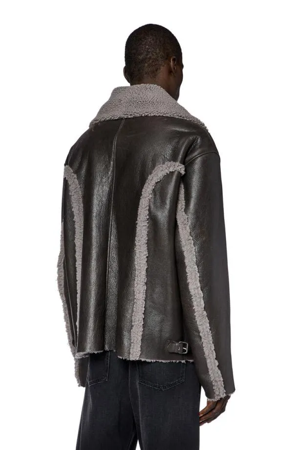 Diesel Lbrowny Brown Men Jackets