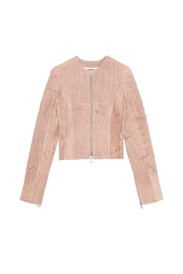 Diesel Lcrackjacket Lilac Women Jackets