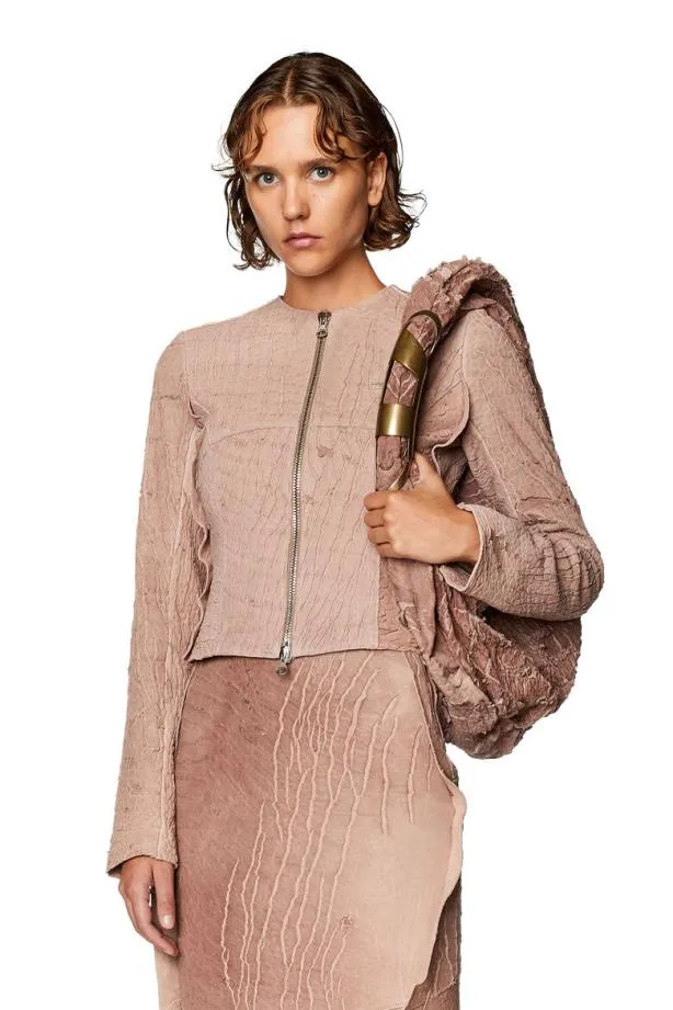 Diesel Lcrackjacket Lilac Women Jackets