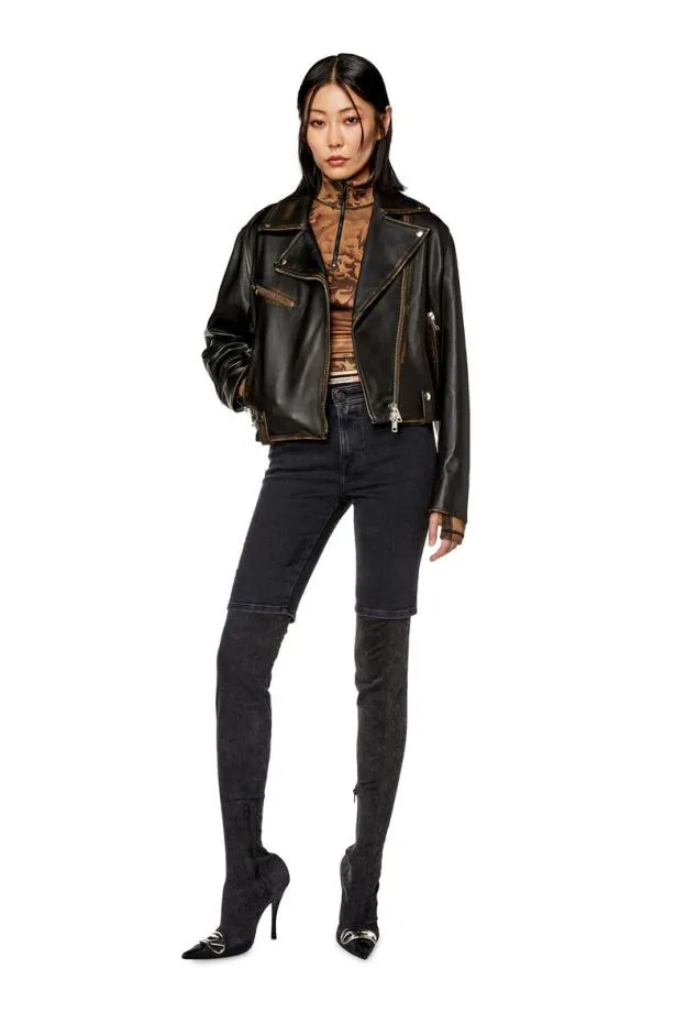 Diesel Ledme Black Women Jackets