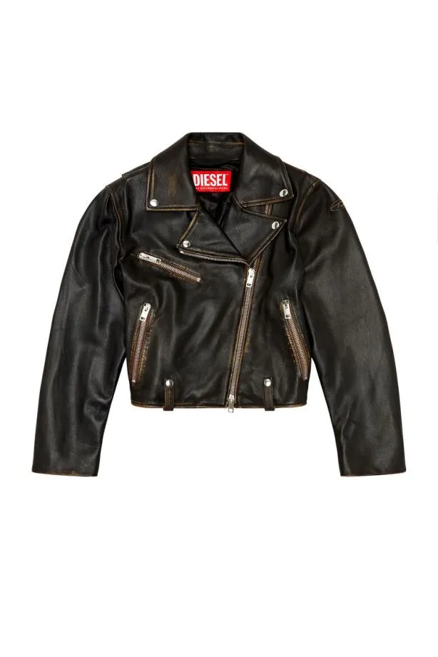 Diesel Ledme Black Women Jackets