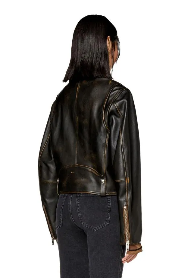 Diesel Ledme Black Women Jackets