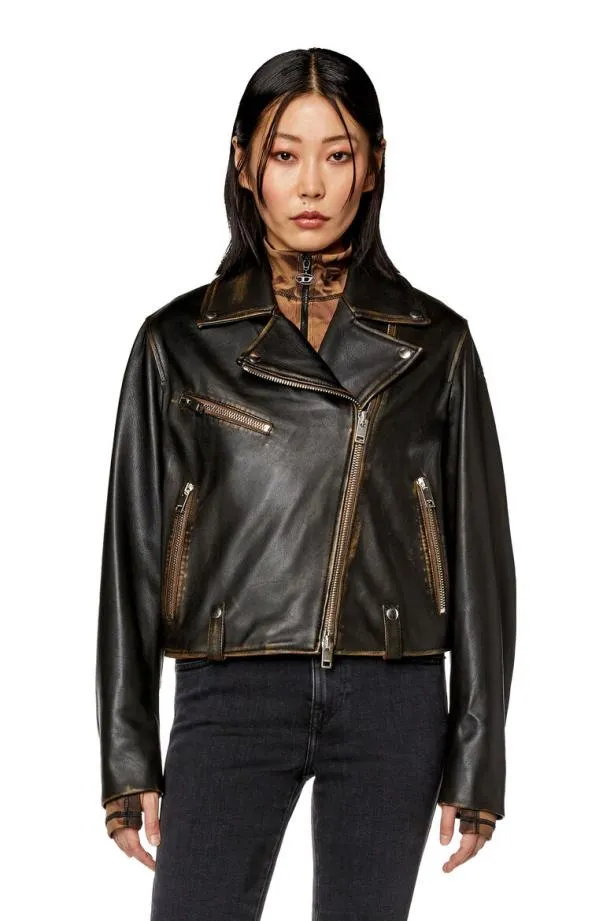 Diesel Ledme Black Women Jackets
