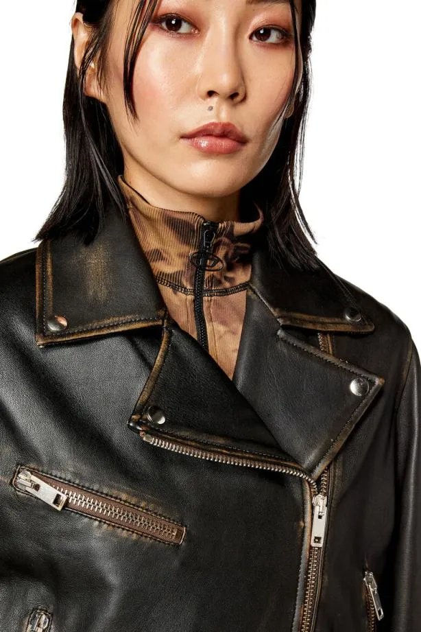 Diesel Ledme Black Women Jackets