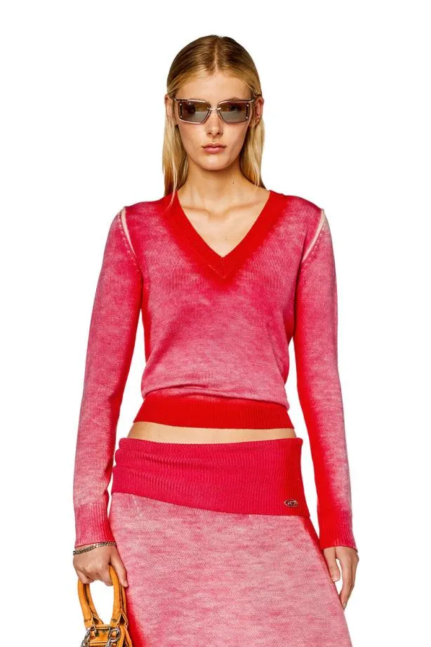 Diesel Mkos Pink Women Knitwear
