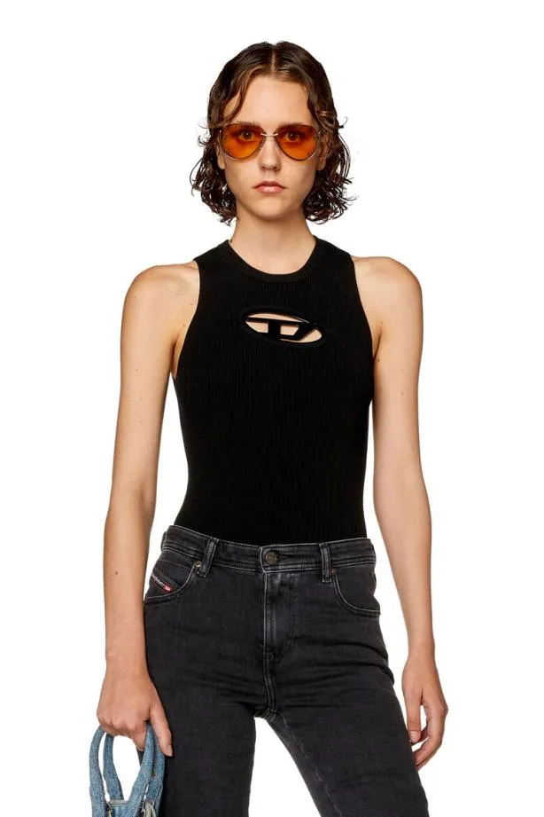 Diesel Monervatop Black Women Knitwear