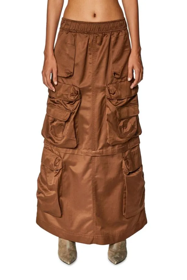 Diesel Onita Brown Women Skirts
