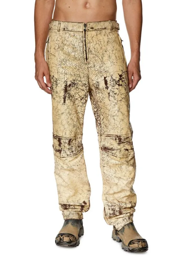 Diesel Palan Beige Men Pants and Shorts