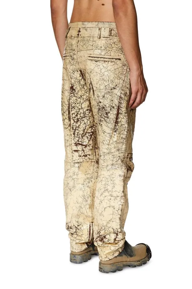 Diesel Palan Beige Men Pants and Shorts