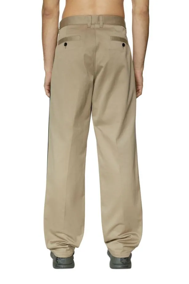Diesel Pelliott Beige Men Pants and Shorts