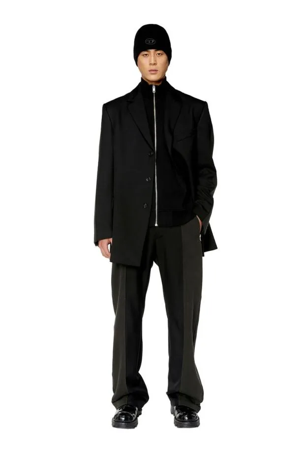 Diesel Pwarhols Black Men Pants and Shorts