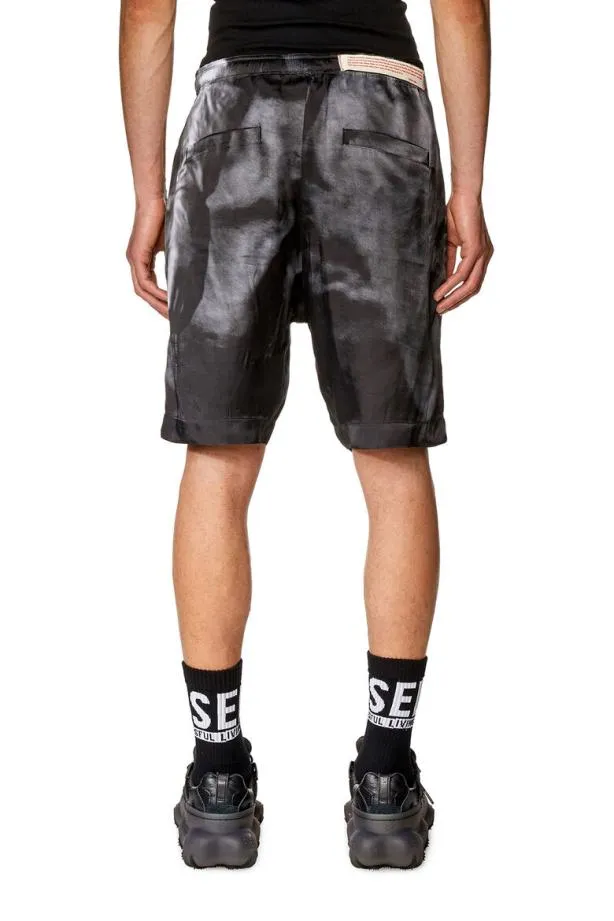 Diesel Prptollsho23 Black MenWomen Pants and Shorts