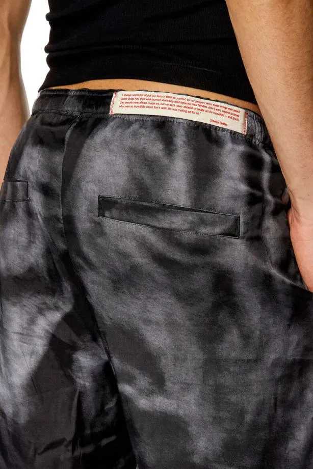 Diesel Prptollsho23 Black MenWomen Pants and Shorts