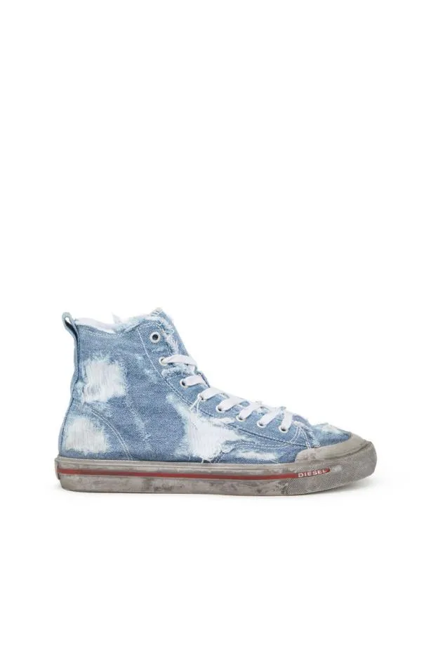 Diesel Sathos Mid Blue Men Sneakers