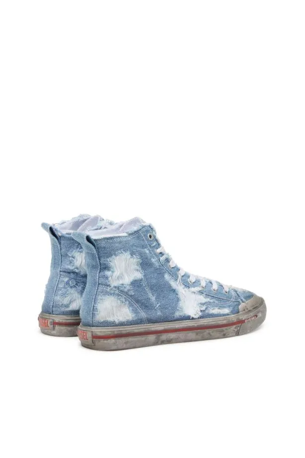 Diesel Sathos Mid Blue Men Sneakers