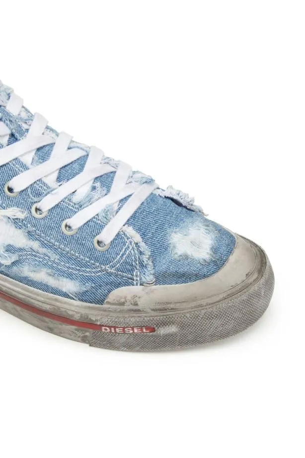 Diesel Sathos Mid Blue Men Sneakers