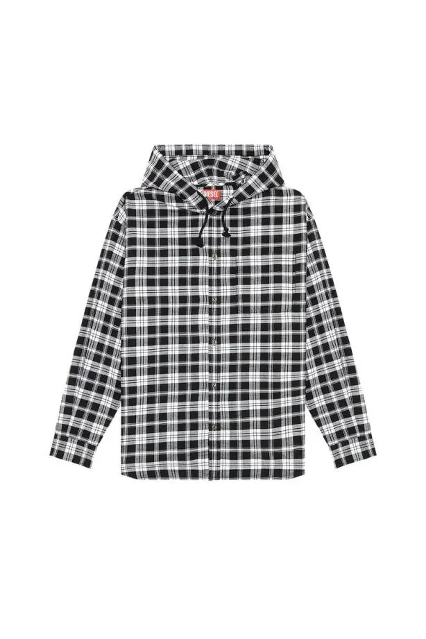 Diesel Sdewnyhood Blackwhite Men Shirts