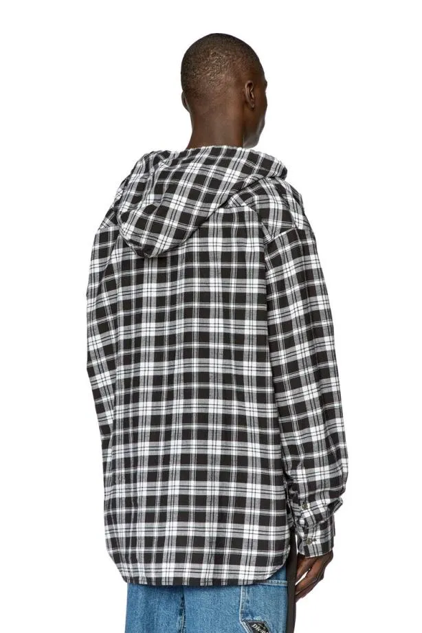 Diesel Sdewnyhood Blackwhite Men Shirts