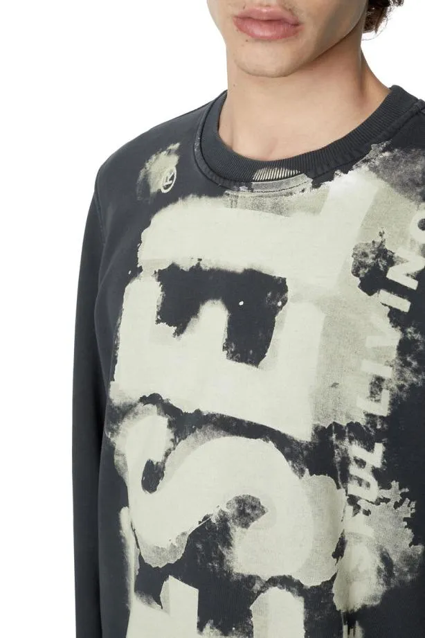 Diesel Sginne5 Grey Men Knitwear