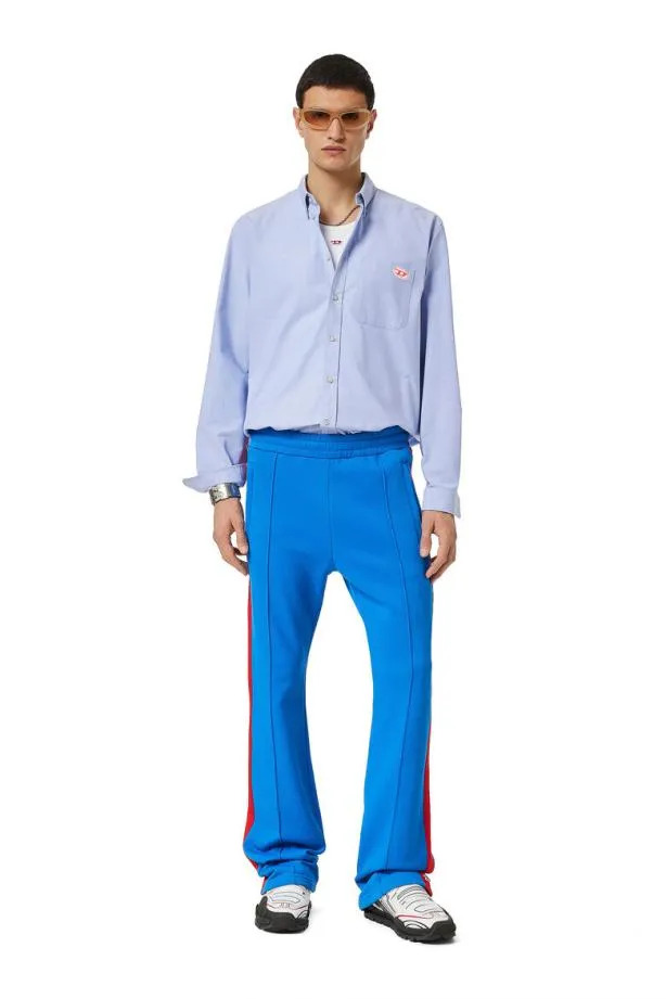 Diesel Sjamesbcl Light Blue Men Shirts