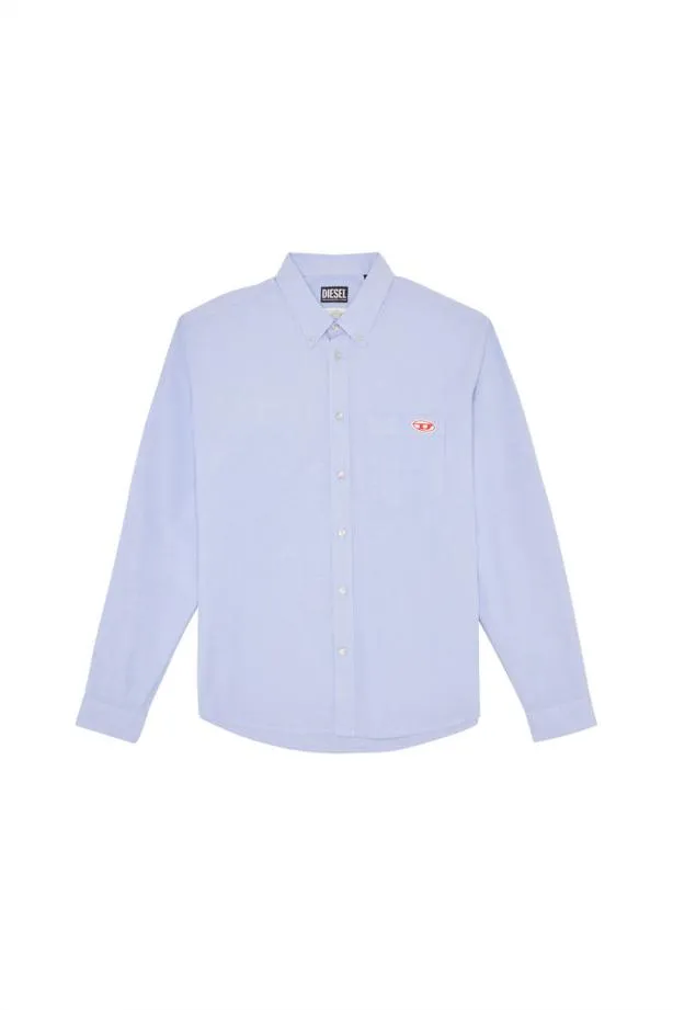Diesel Sjamesbcl Light Blue Men Shirts
