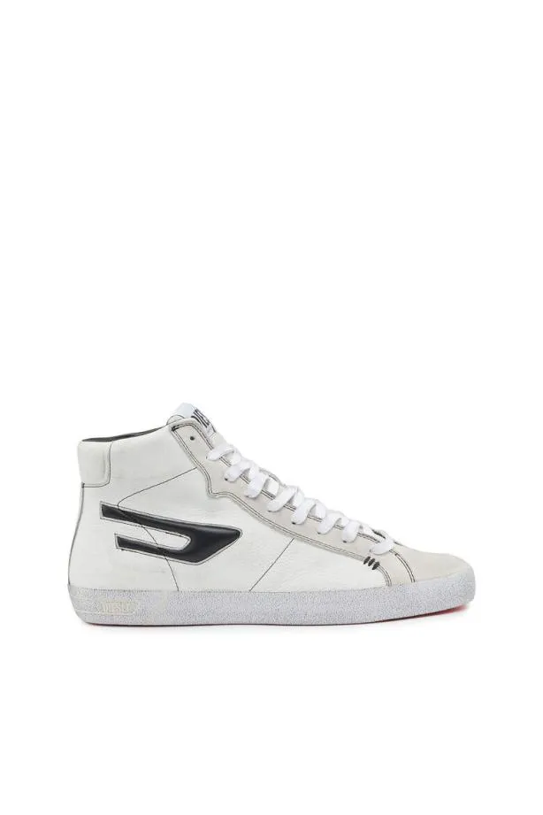 Diesel Sleroji Mid White Men Sneakers