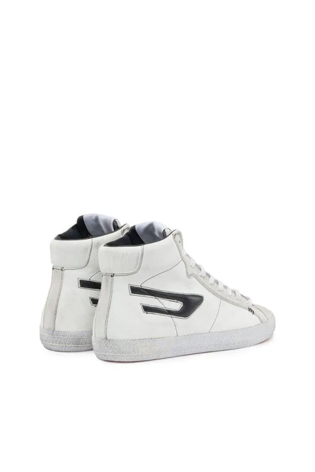 Diesel Sleroji Mid White Men Sneakers