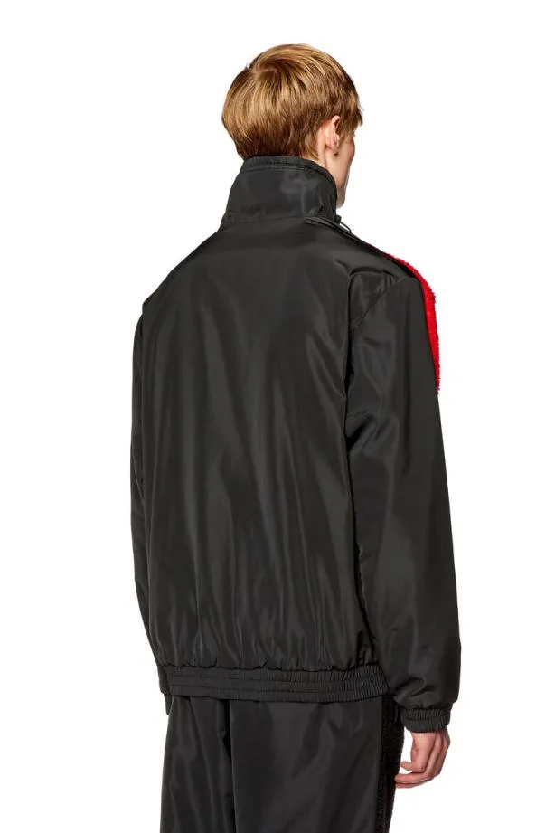 Diesel Sovady Blackred Men Sweatshirts and Hoodies