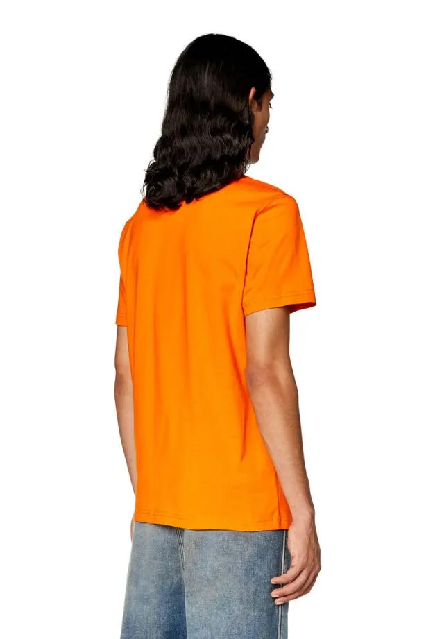 Diesel Tdiegorl11 Orange Men TShirts and Polos